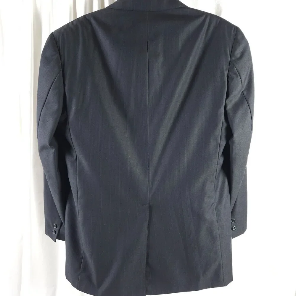 VTG Brooks Brothers Golden Fleece Mens‎ 42R Black 2-Button Sports Coat Blazer